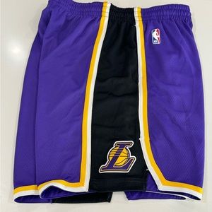 Nike Men’s NBA Swingman Lakers Shorts Purple XL